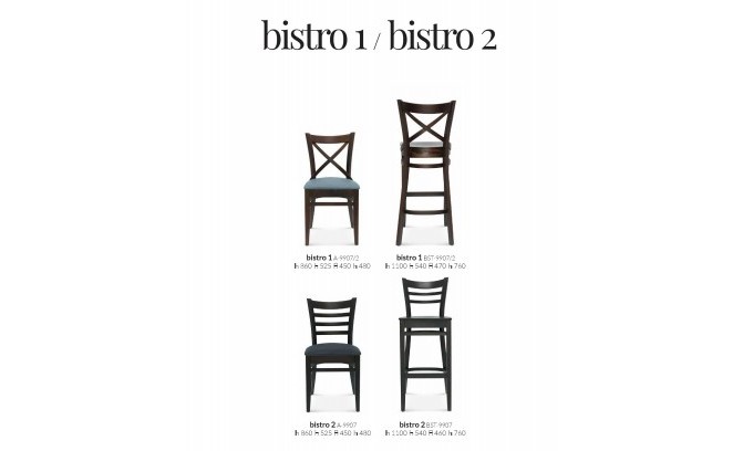 Bāra krēsls BISTRO.1 BST-9907/2 FAMEG